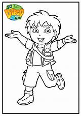 Coloring Diego Pages Go Printable Explorer Epic Kids Comments sketch template