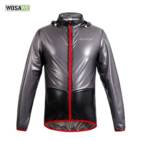 wosawe bicycle cycling jacket multi function rain coat jackets