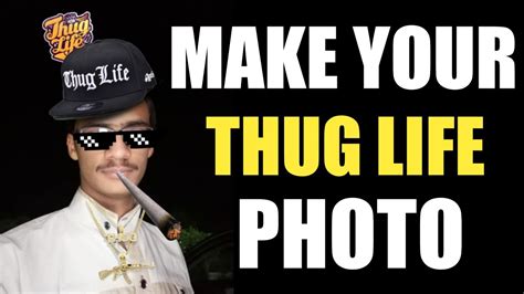 how to make thug life memes on android thug life editing youtube