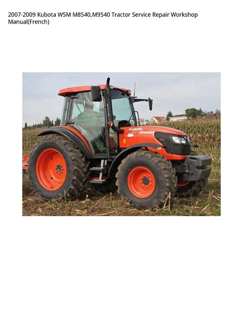 kubota  wsm tractor manual tractors hydraulic systems kubota