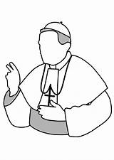 Papst Paus Pape Malvorlage Ausmalbild Scarica Educolor sketch template