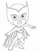 Pj Mask Coloring Pages Getcolorings sketch template
