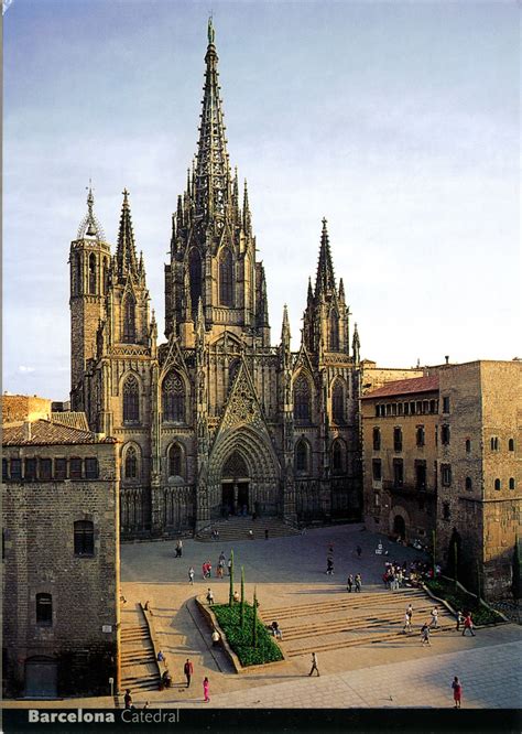 world    home   spain catalonia barcelona cathedral