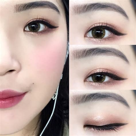 korea eye make up makeup ulzzang akiwarinda koreanmakeuplook