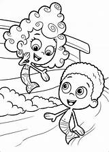 Coloring Bubble Guppies Pages Molly Color Getcolorings Printable Print sketch template