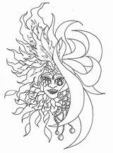 Sun Moon Coloring Pages Color Stars Adult Crayola Sketch Alive Printable Adults Getcolorings Drawings Star Colouring Sketches Popular Detailed Deviantart sketch template