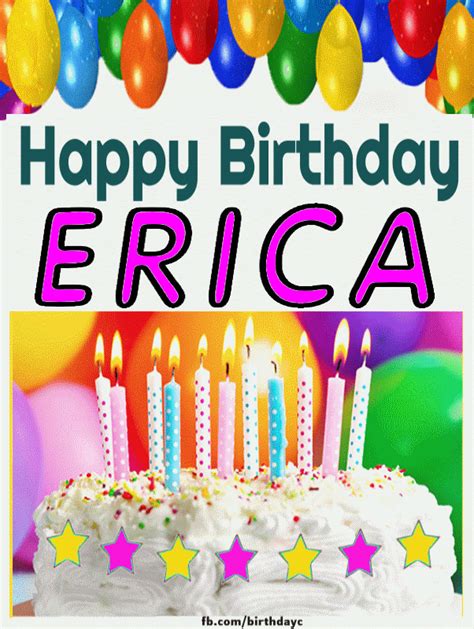happy birthday erica images gif