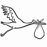 Storch Ausmalen Malvorlage Kostenlose Vogel Vögel Schule sketch template