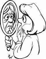 Aging Clipart Wrinkles Wrinkle Wrinkled Mirror Looking Clip Face Woman Old Skin Clipartpanda 20clipart People Go Will Cliparts Makeunder Clipground sketch template