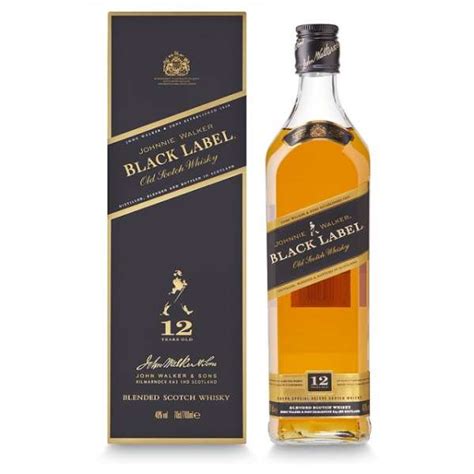 send johnnie walker black label  scotch whisky cl  bottled boxed
