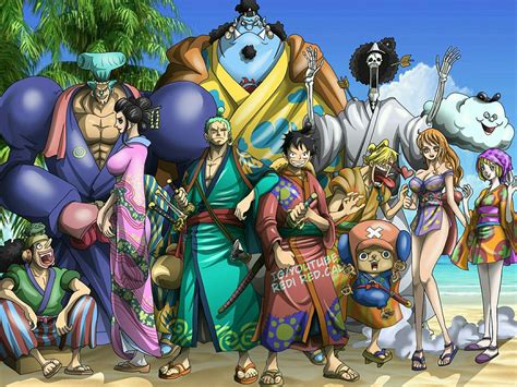 the strawhat full team onepiece
