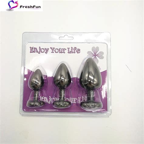 Metal Anal Butt Plug Unisex Sophisticated Sexy Anal Toys Stainless