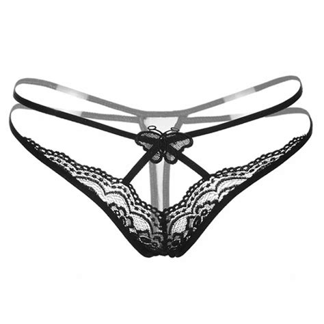 women sexy lingerie women s crotchless lace flowers thongs panties g