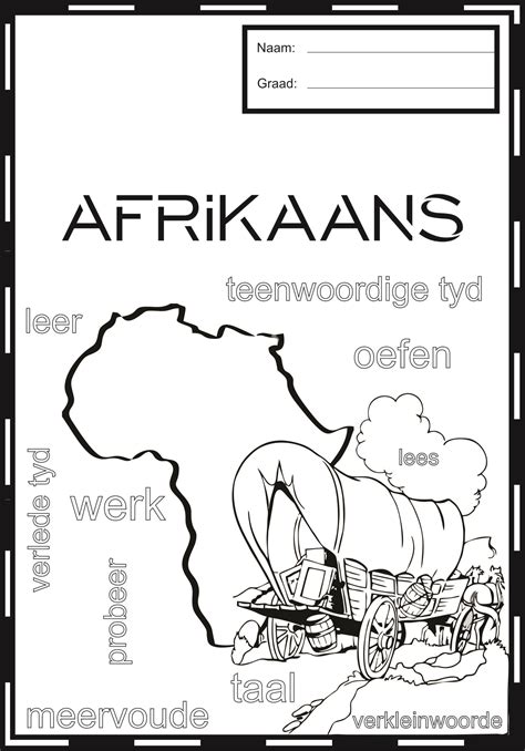 date cards emglish  afrikaans version teacha