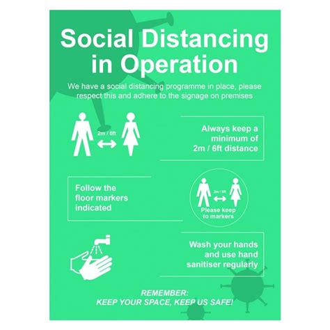 social distancing  operation guidance poster rsis