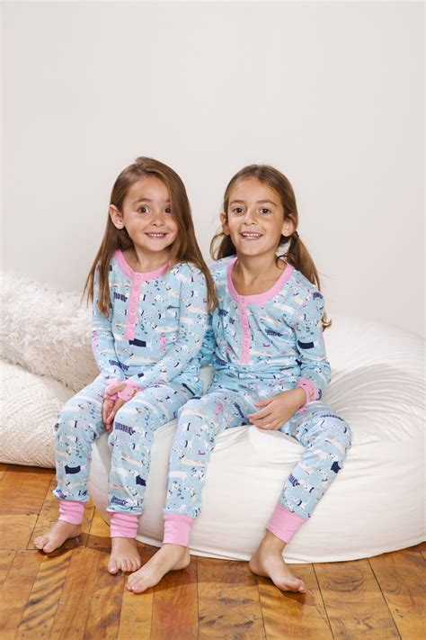 sister sister munkimunki kidspajamas kidspjs blue matchingpajamas  girl fashion