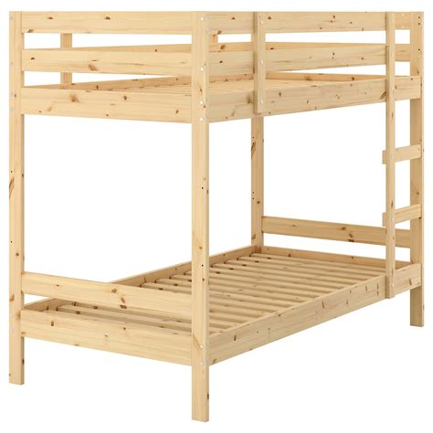 mydal pine bunk bed frame  cm ikea