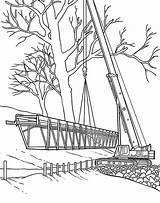 Crane Operator sketch template