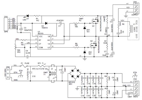 schematic  power supply electronics labcom