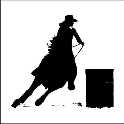 horses horse silhouette barrel racing silhouette