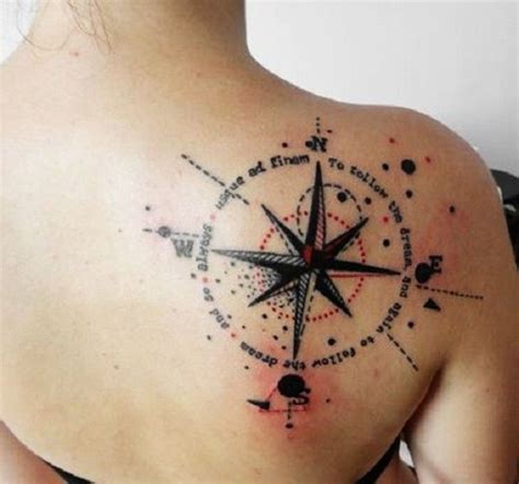 90 Artistic And Eye Catching Compass Tattoo Designs Compass Tattoo