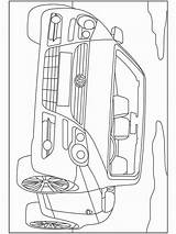 Cabriolet sketch template