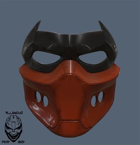 Red Hood Mask 3d Model 3d Printable Cgtrader