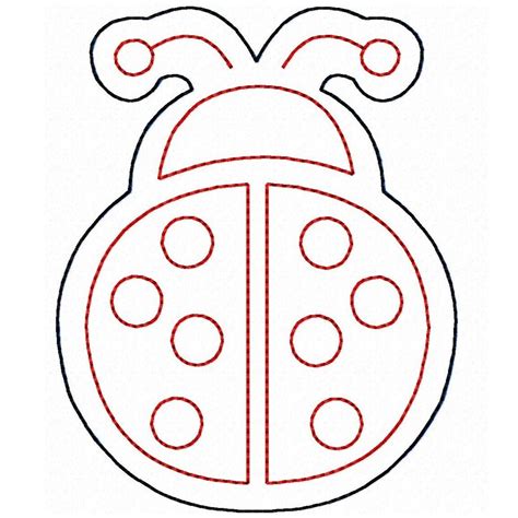 ladybug outline clipart coloring page wikiclipart