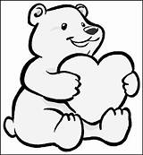 Bear Polar Coloring Pages Young Kids Children Color Getcolorings Packets Print sketch template