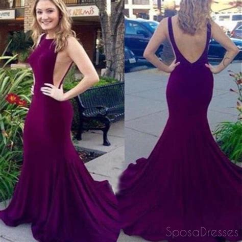 Elegant Prom Dress Backless Prom Dress Sexy Dress Mermaid Prom Dress