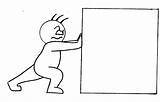Push Clipart Pull Pushing Force These Object sketch template