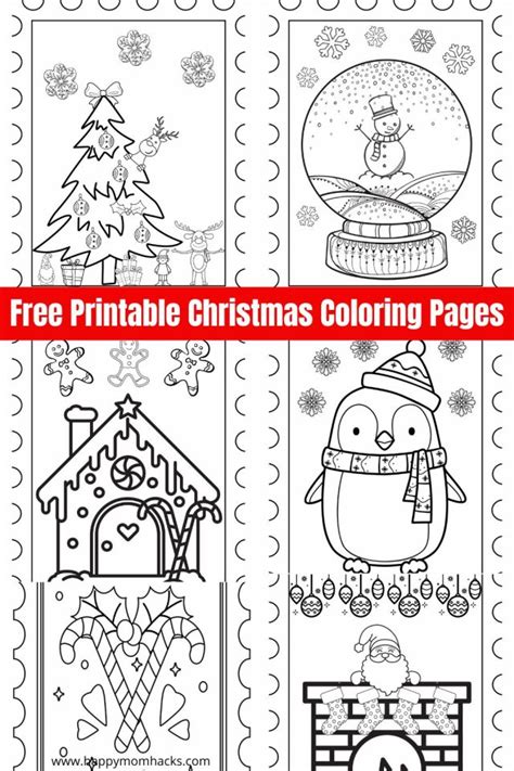 christmas coloring pages  kids printable pdfs happy mom hacks