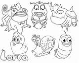 Larva Pj Masks Bonecos Larvae Coloringpagesfortoddlers Páginas sketch template