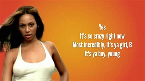 Crazy In Love Beyoncé Lyrics Youtube