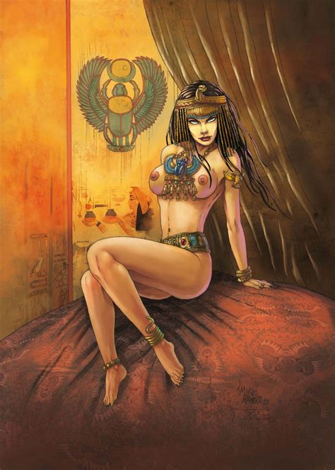 Rule 34 Ancient Egypt Barefoot Black Hair Breasts Cleopatra Egypt