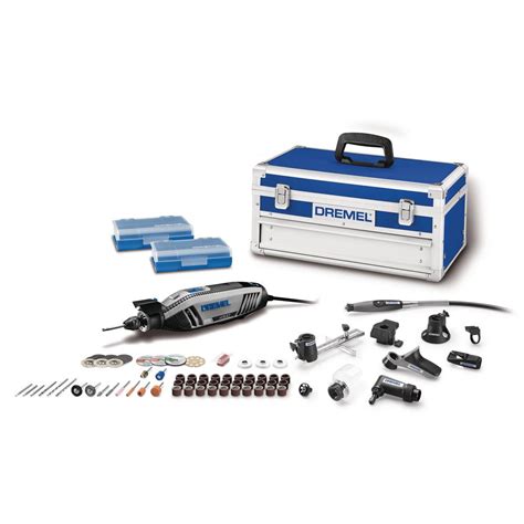 dremel  series  amp corded variable speed rotary tool kit  case  accessories