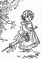 Coloring Pages Little Girl Sad Girls Miracle Timeless Umbrella Gif Freecoloringpagesonline Cute Kids sketch template