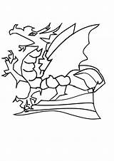 Dragon Coloring Clipart Kids Cute Chinese Baby Clip Year Pages Bearded Printable Cliparts Colouring Cartoon Library Silhouette 20dragon Transparent Fire sketch template