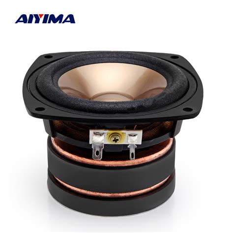 aiyima pcs   audio speaker driver  ohm  full range speakers sound column loudspeaker