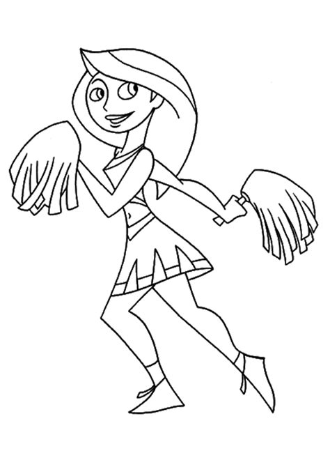 cheerleader coloring pages books    printable