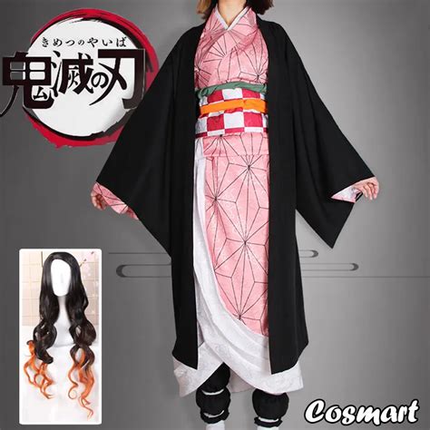 costume kimono anime demon slayer kimetsu no yaiba kamado nezuko