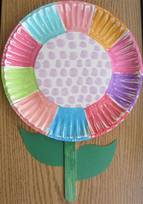 blooming flower craft spring arts  crafts spring flower crafts