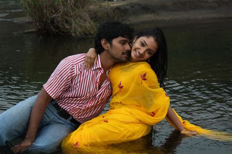 celeb saree tamil actress navel kissing  yellow saree mithayi