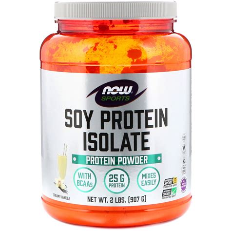 sports soy protein isolate protein powder creamy vanilla