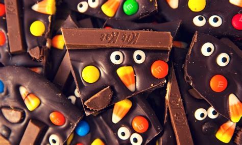 fun and delicious chocolate bark is one of the easiest halloween