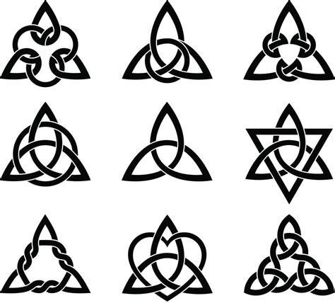 celtic triangle knots celtic knotwork celtic symbols celtic art triquetra celtic tattoo