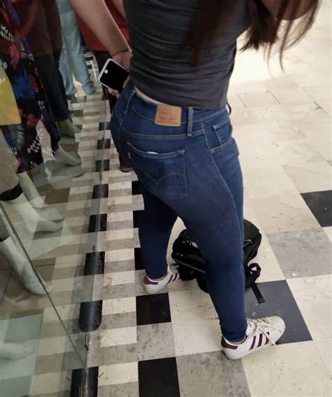 hot chick tight jeans thong slip at mall tight jeans forum