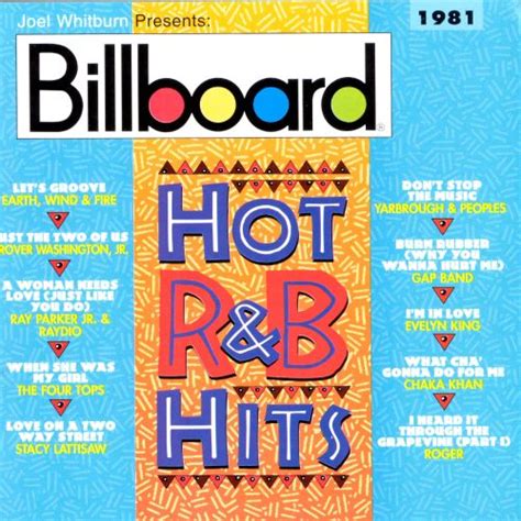 billboard hot randb hits 1981 various artists songs reviews credits