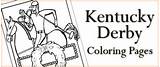 Derby Kentucky Coloring Pages Sheets Template La Printables Kids sketch template