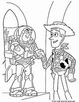 Coloring Pages Toy Characters Story Woody Printable sketch template